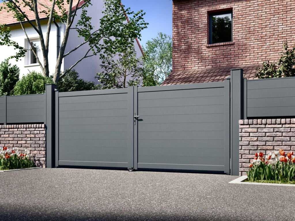 Portail aluminium Ceklo Bravo