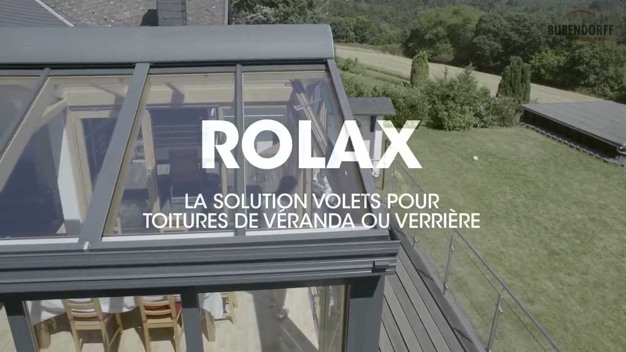 Aperçu : Bubendorff : volet de toiture de véranda Rolax