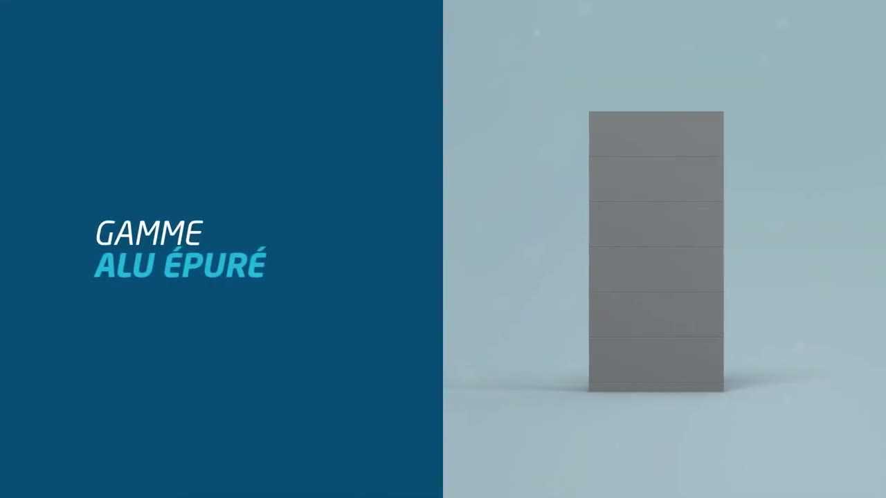 Aperçu : FPEE : volets aluminium Épure Cecilia