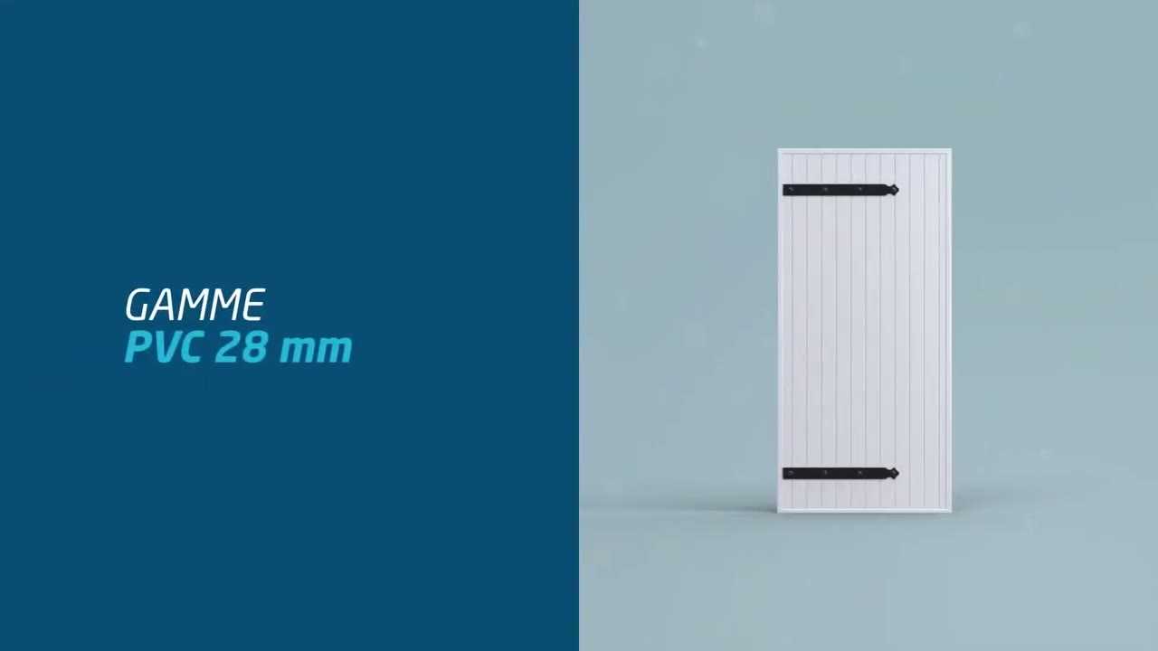 Aperçu : FPEE : volets PVC 28 mm