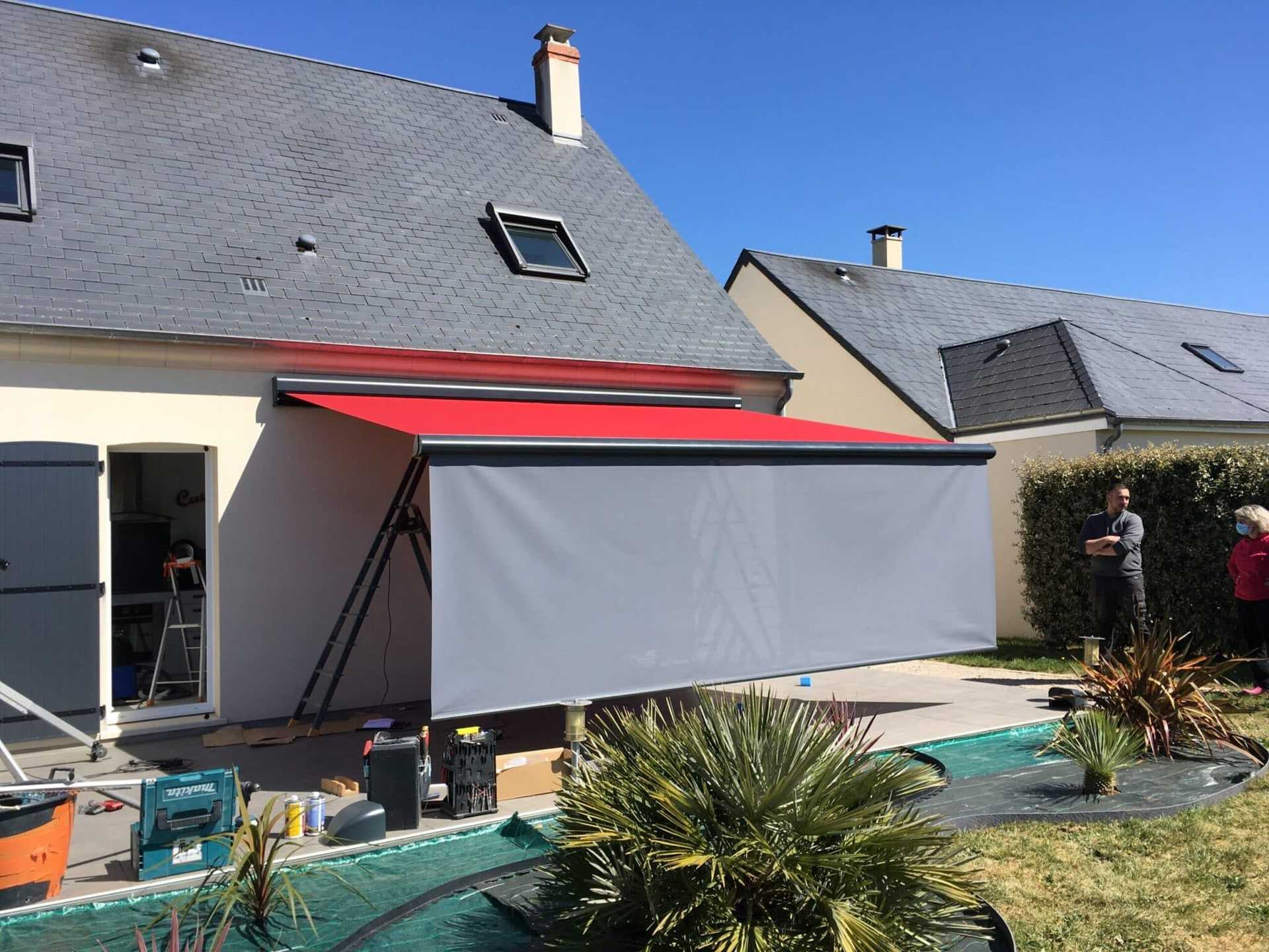 Stores coffres — réalisation 18 Hemond Fermetures
