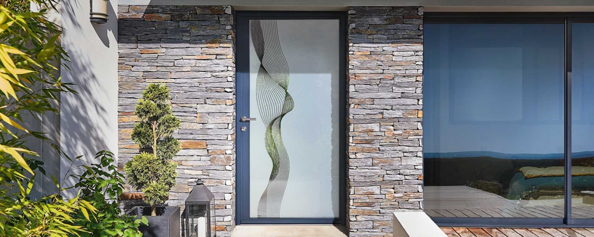 Porte d’entrée vitrée Luminescence K•LINE