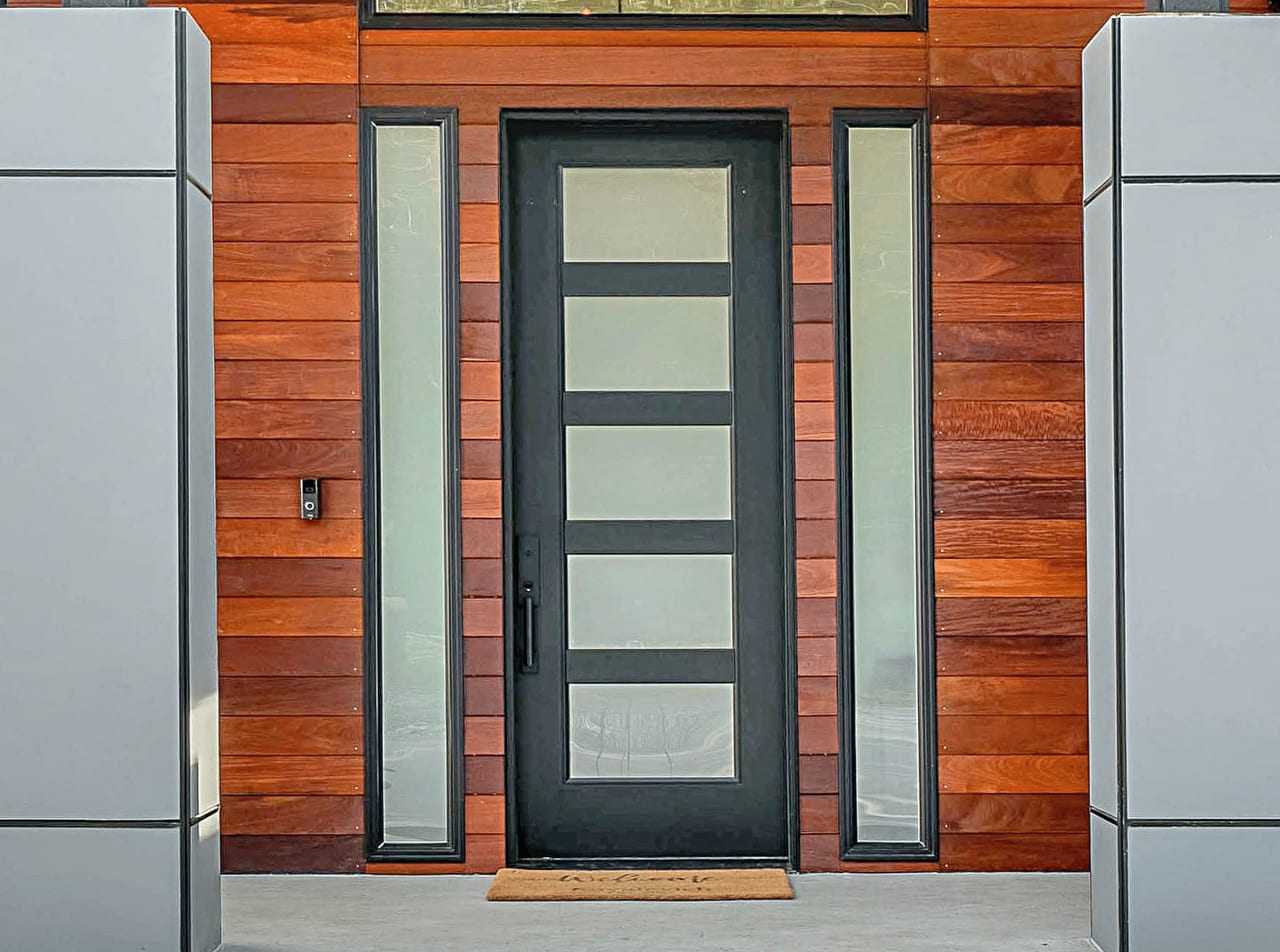 Porte d’entrée contemporaine