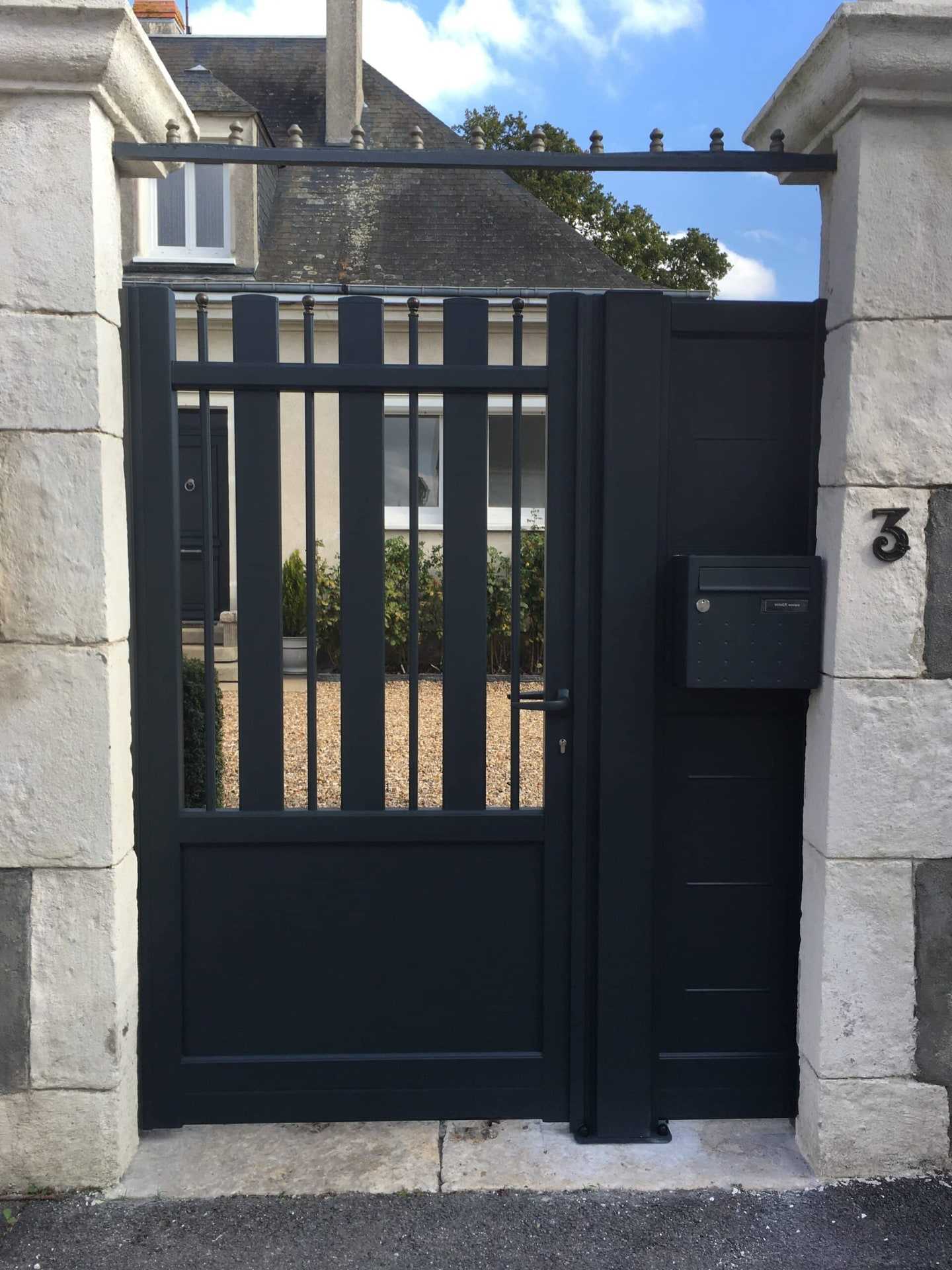 Remplacement de portail — Après la pose