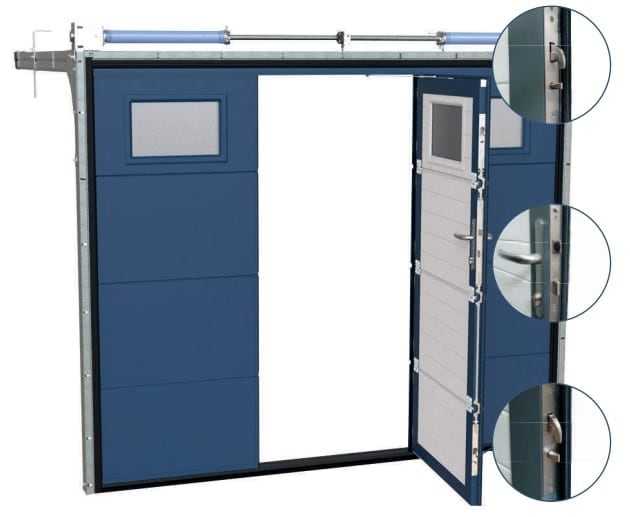 Porte de garage sectionnelle Aludoor